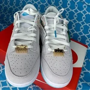 Nike | Shoes | Nike Dunk Low Womens Size 5 Barbershop Cool  display picture 1
